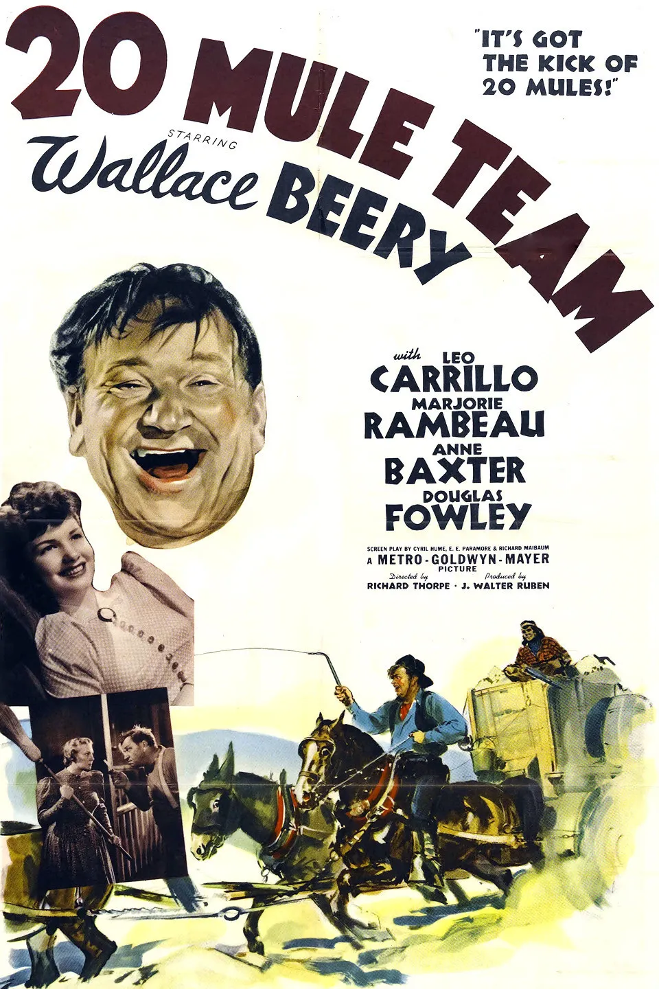 20 Mule Team poster