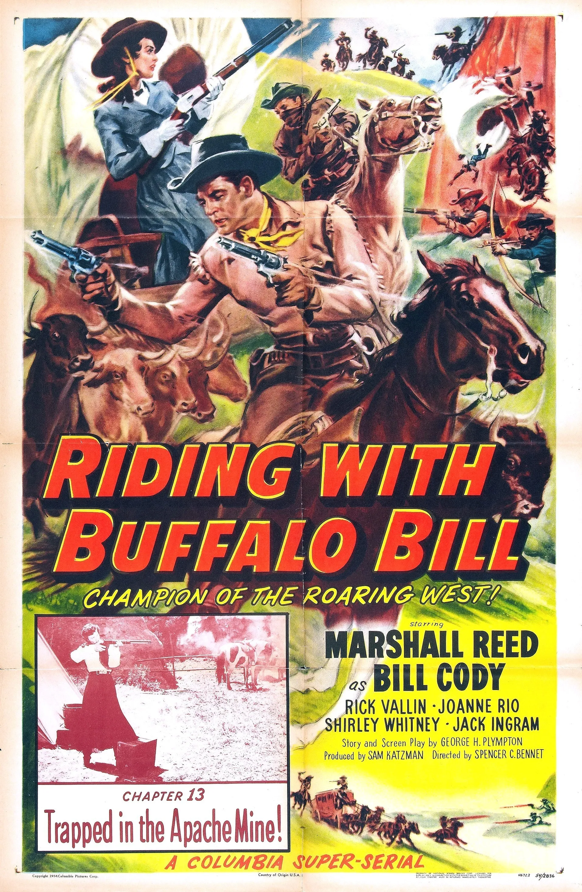 Riding with Buffalo Bill poster