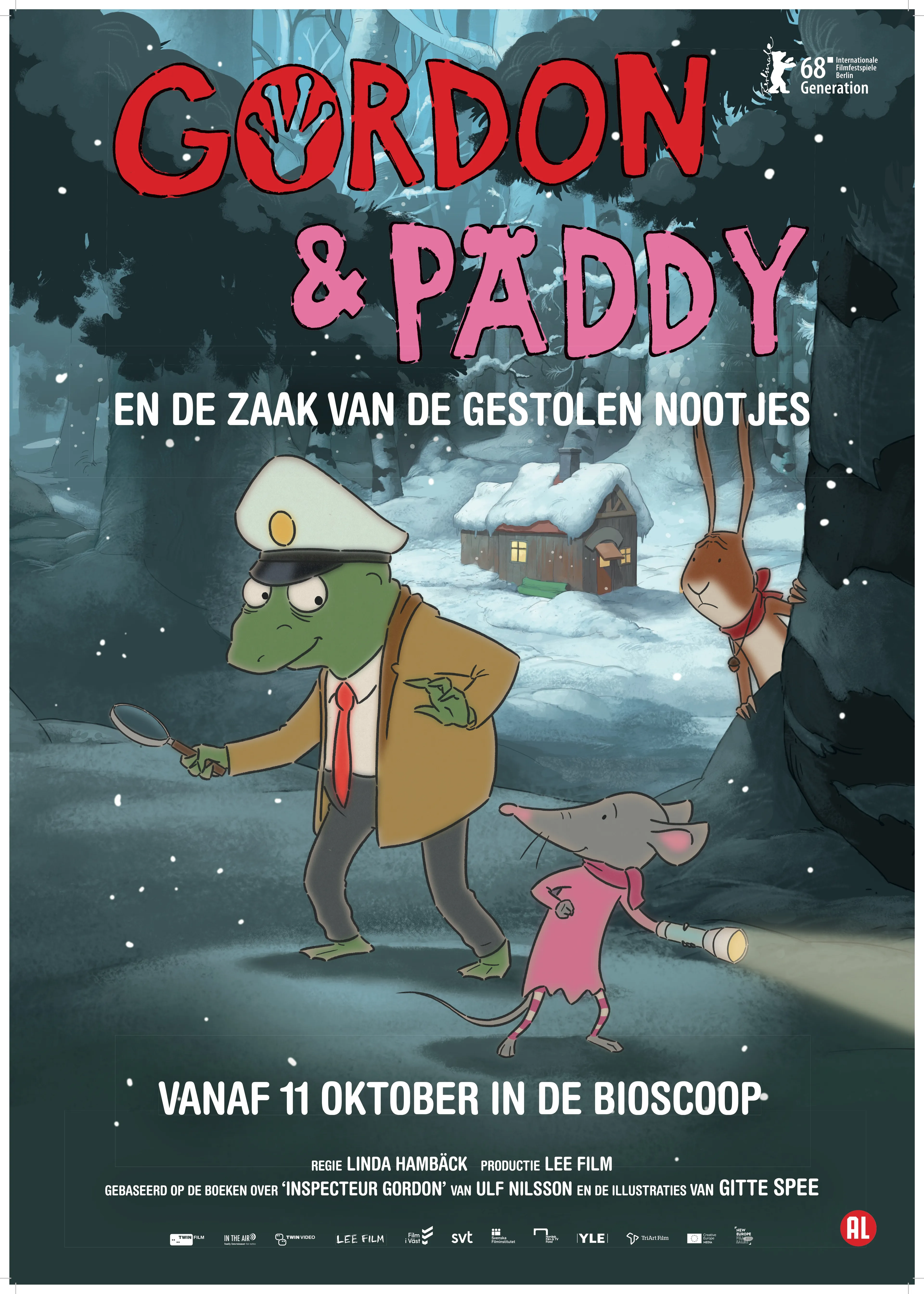 Gordon & Paddy en de zaak van de gestolen nootjes poster