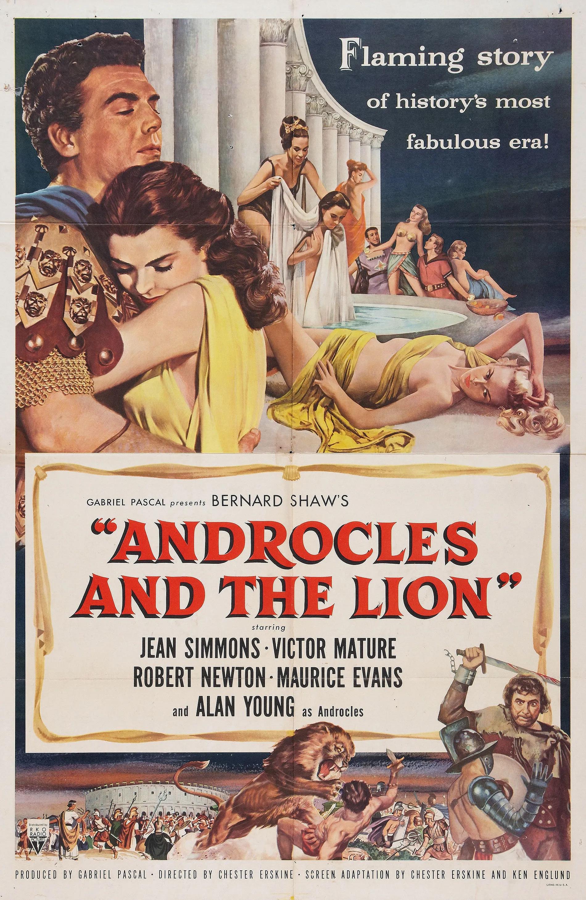 Androcles and the Lion poster