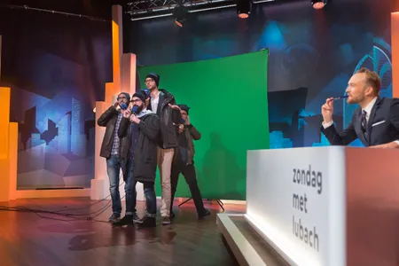 Tex de Wit met zijn kinderen