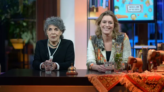 tijdens de opnames van Nederland op de sofa