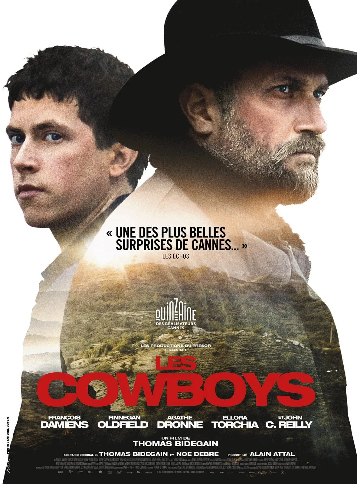 Les cowboys poster
