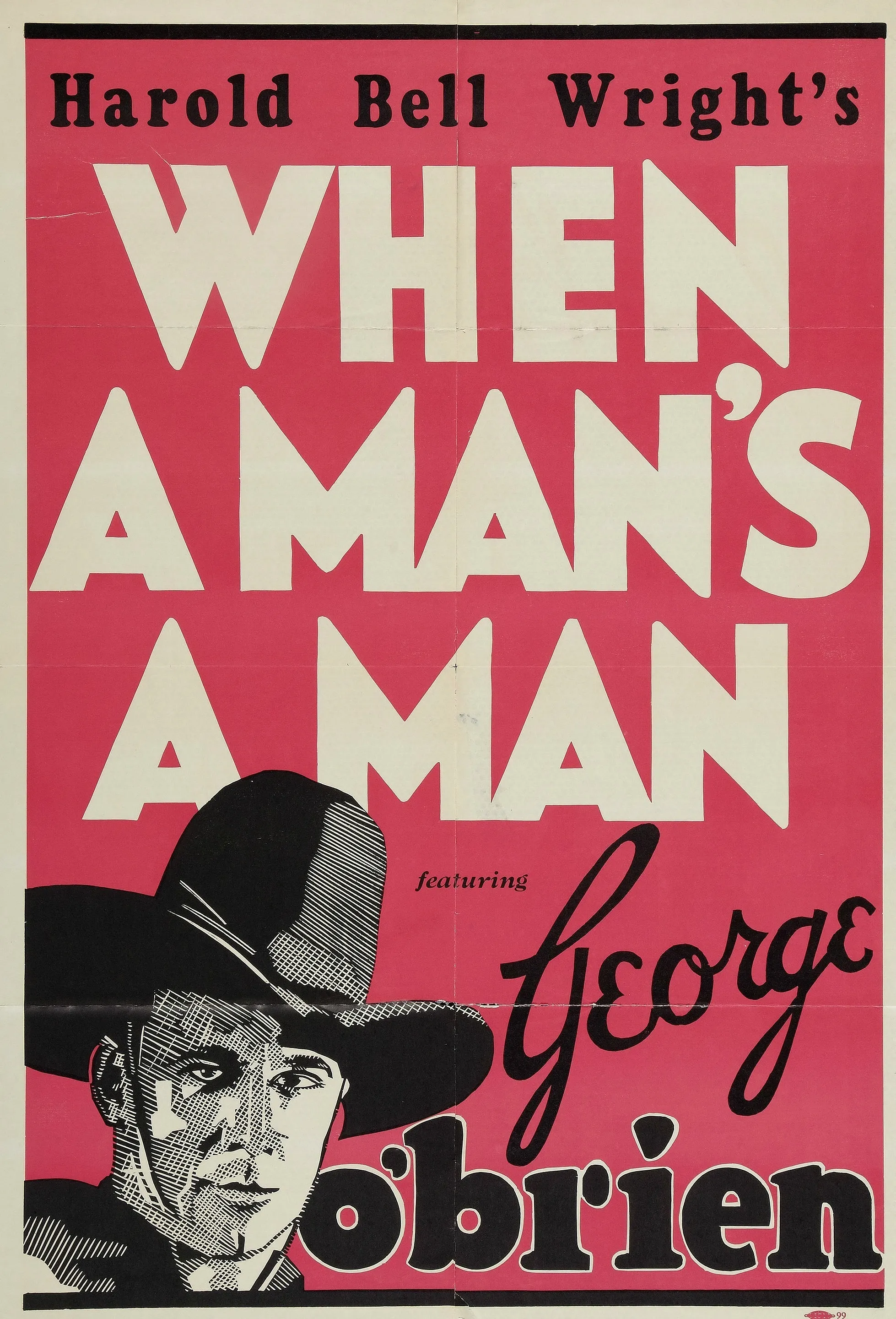 When a Man's a Man poster