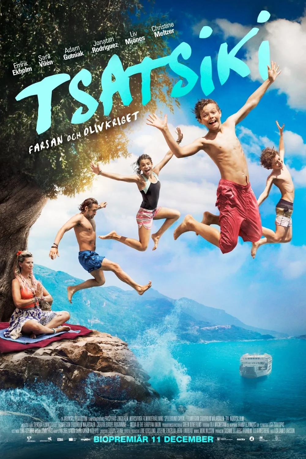 Tsatsiki, zijn vader en de olijvenstrijd poster