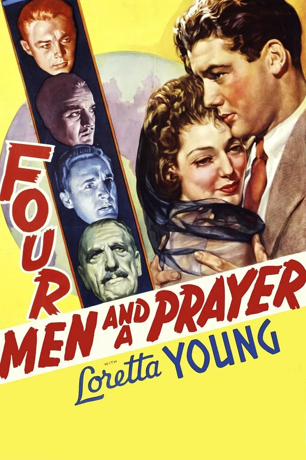 Four Men and a Prayer poster