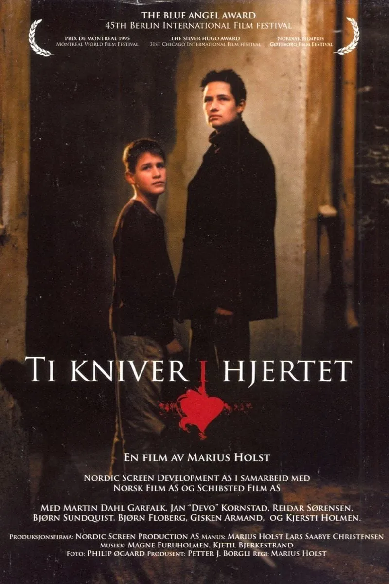 Ti kniver i hjertet poster