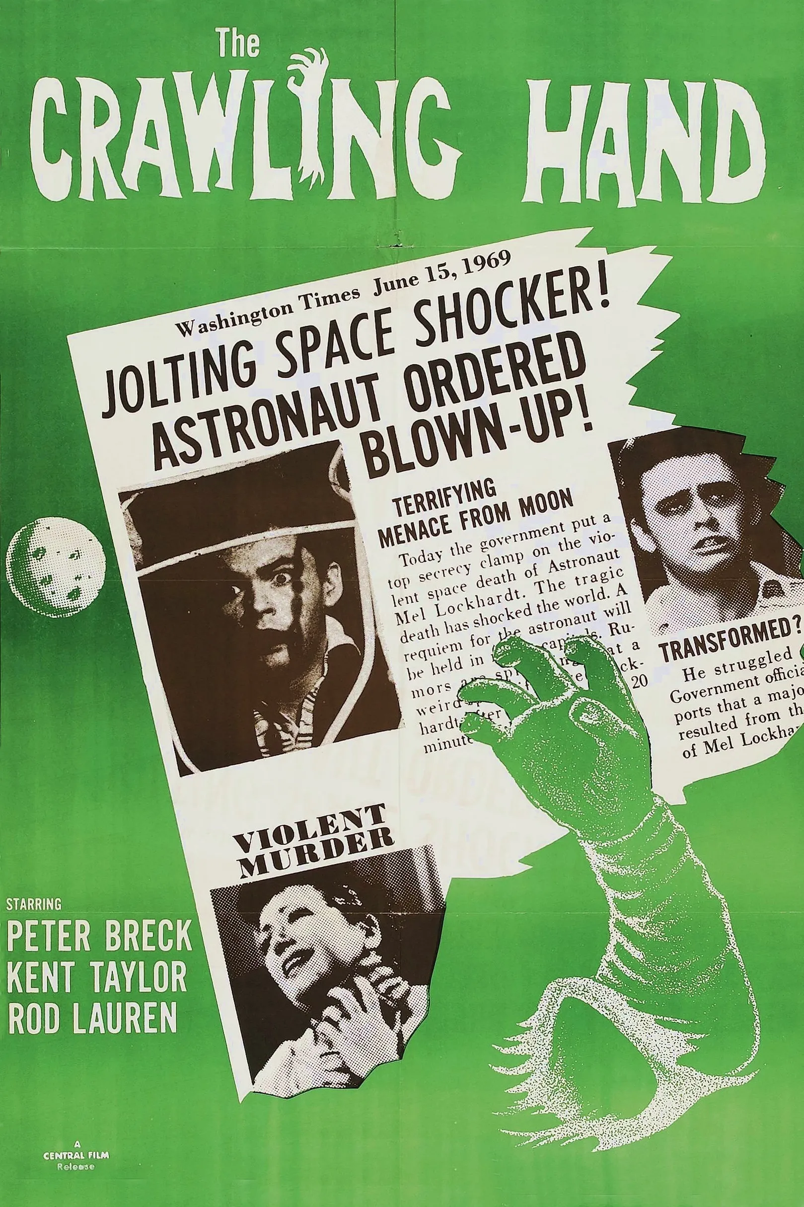 The Crawling Hand poster