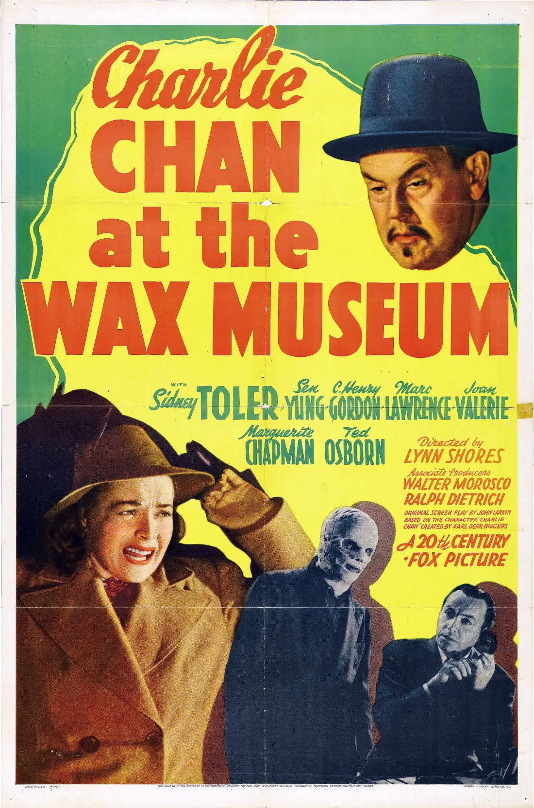 Charlie Chan at the Wax Museum poster