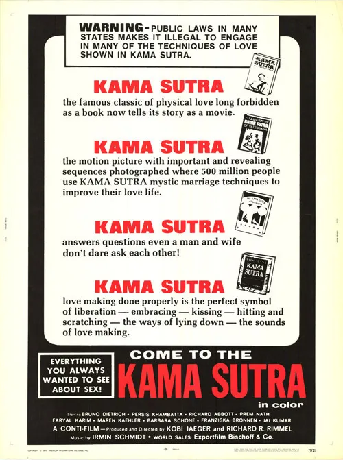 Kamasutra - Vollendung der Liebe poster