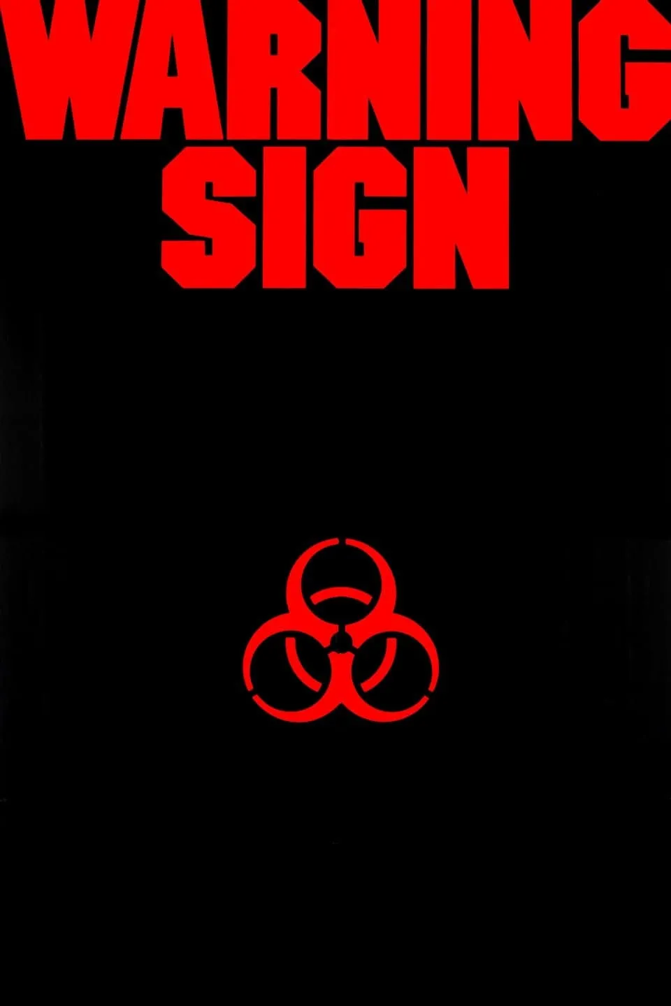 Warning Sign poster
