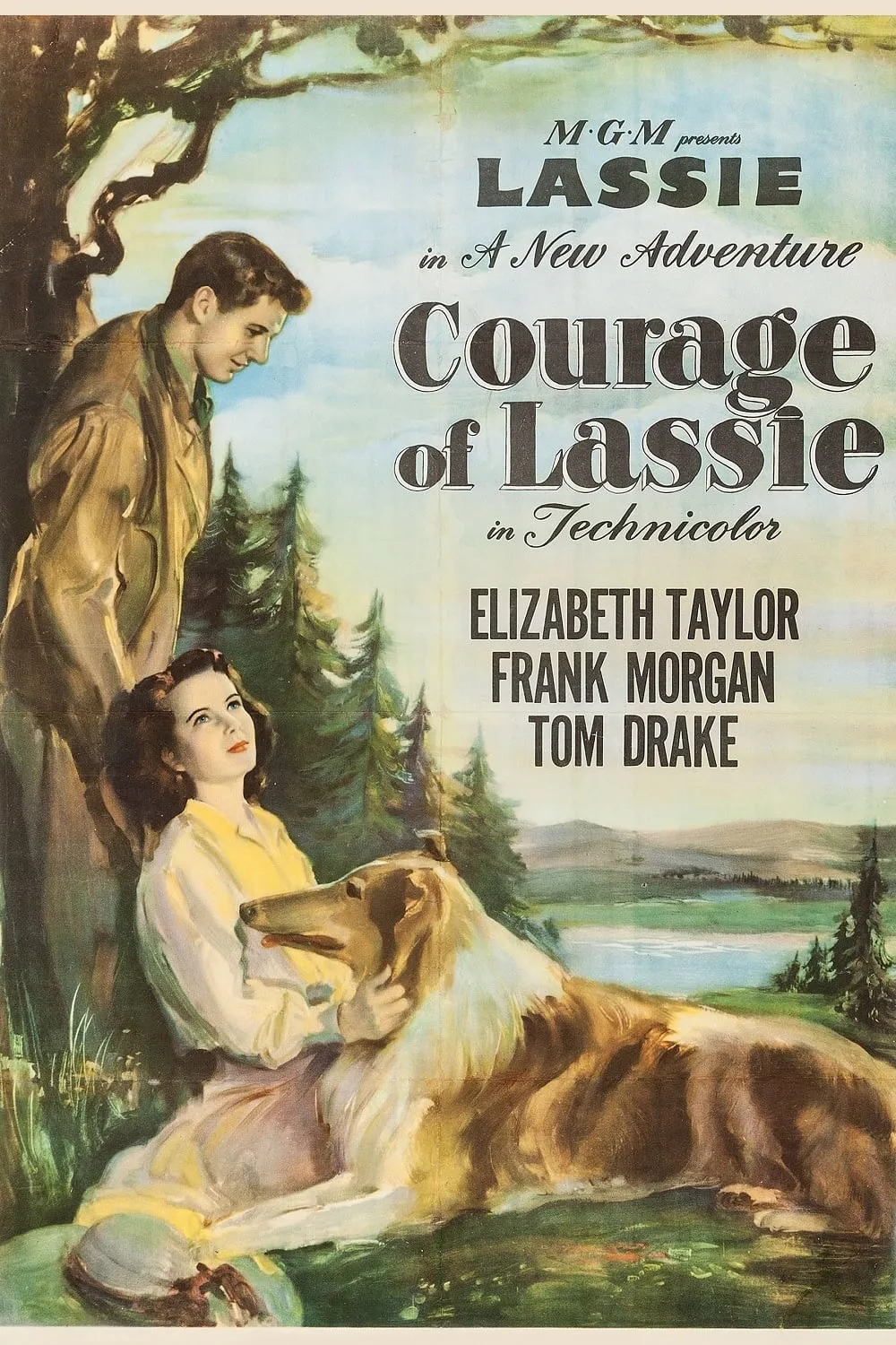 Courage of Lassie poster