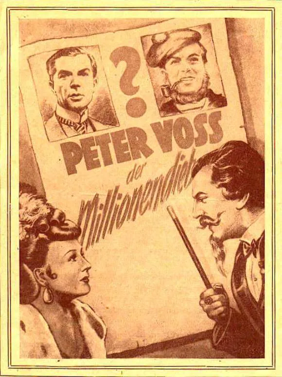 Peter Voss, der Millionendieb poster