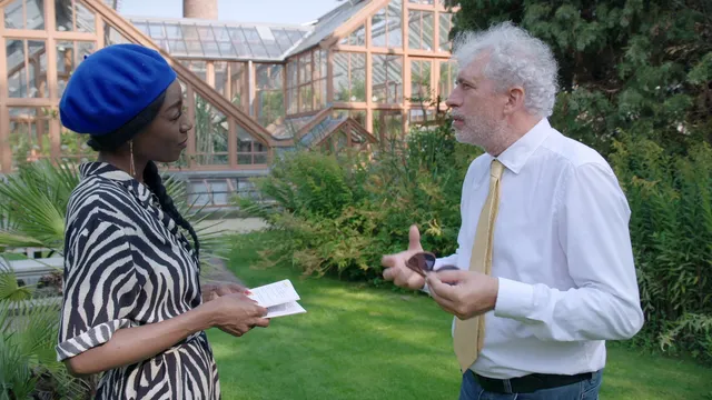 Giovanca en Marco Mencoboni in de oude Hortus in Utrecht