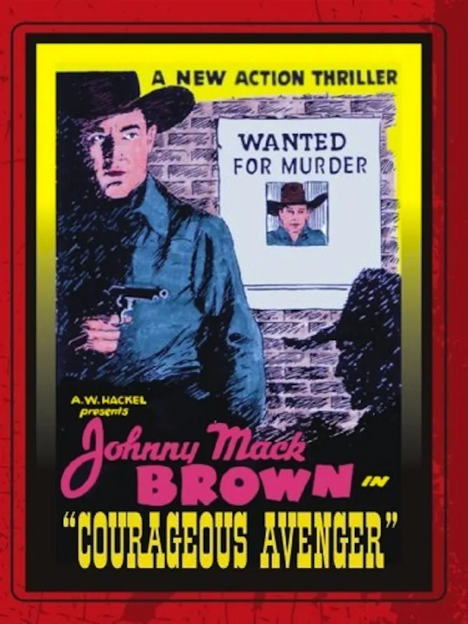The Courageous Avenger poster