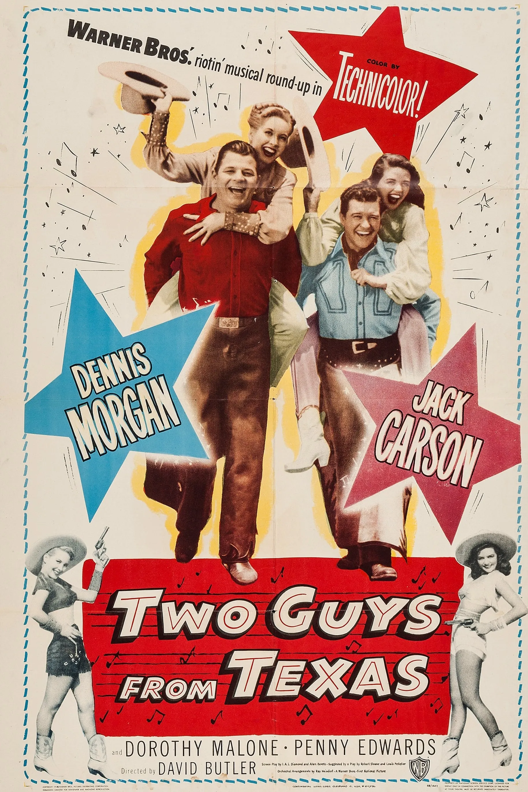 Two Guys from Texas poster