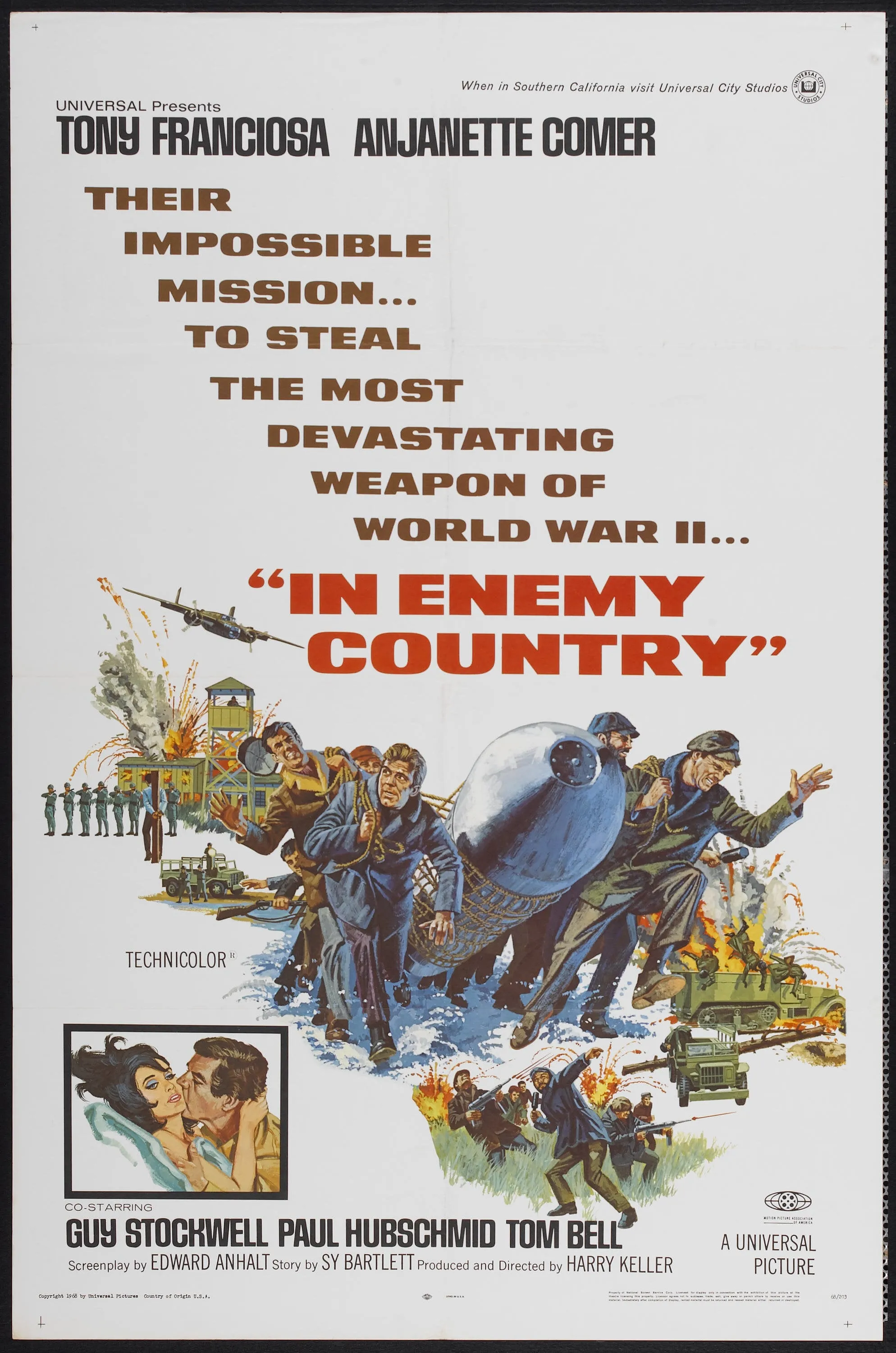 In Enemy Country poster