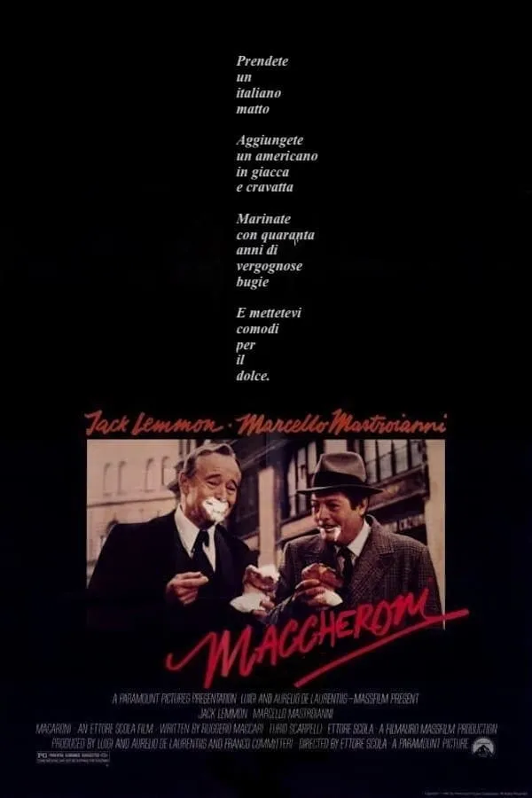Maccheroni poster