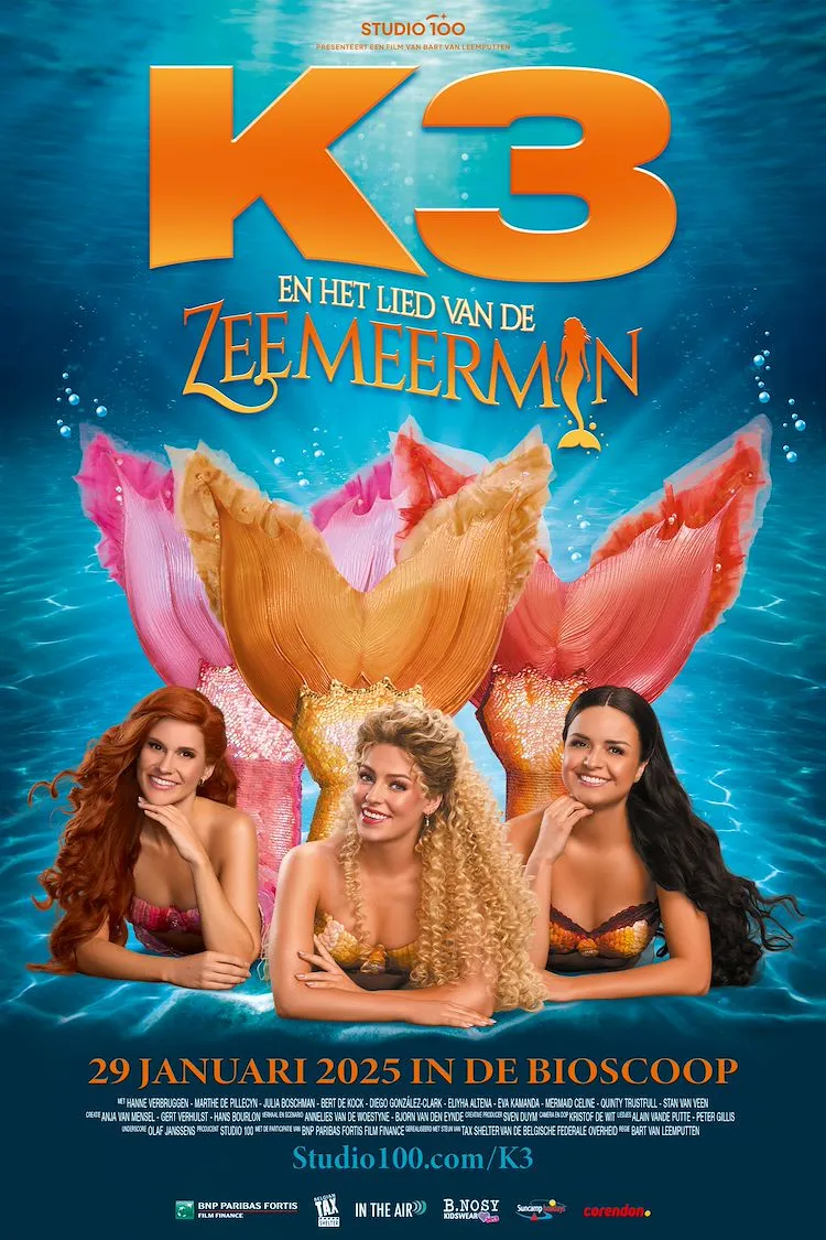K3 en het lied van de zeemeermin poster
