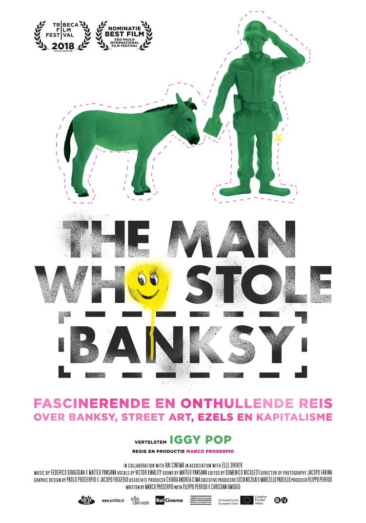 The Man Who Stole Banksy poster