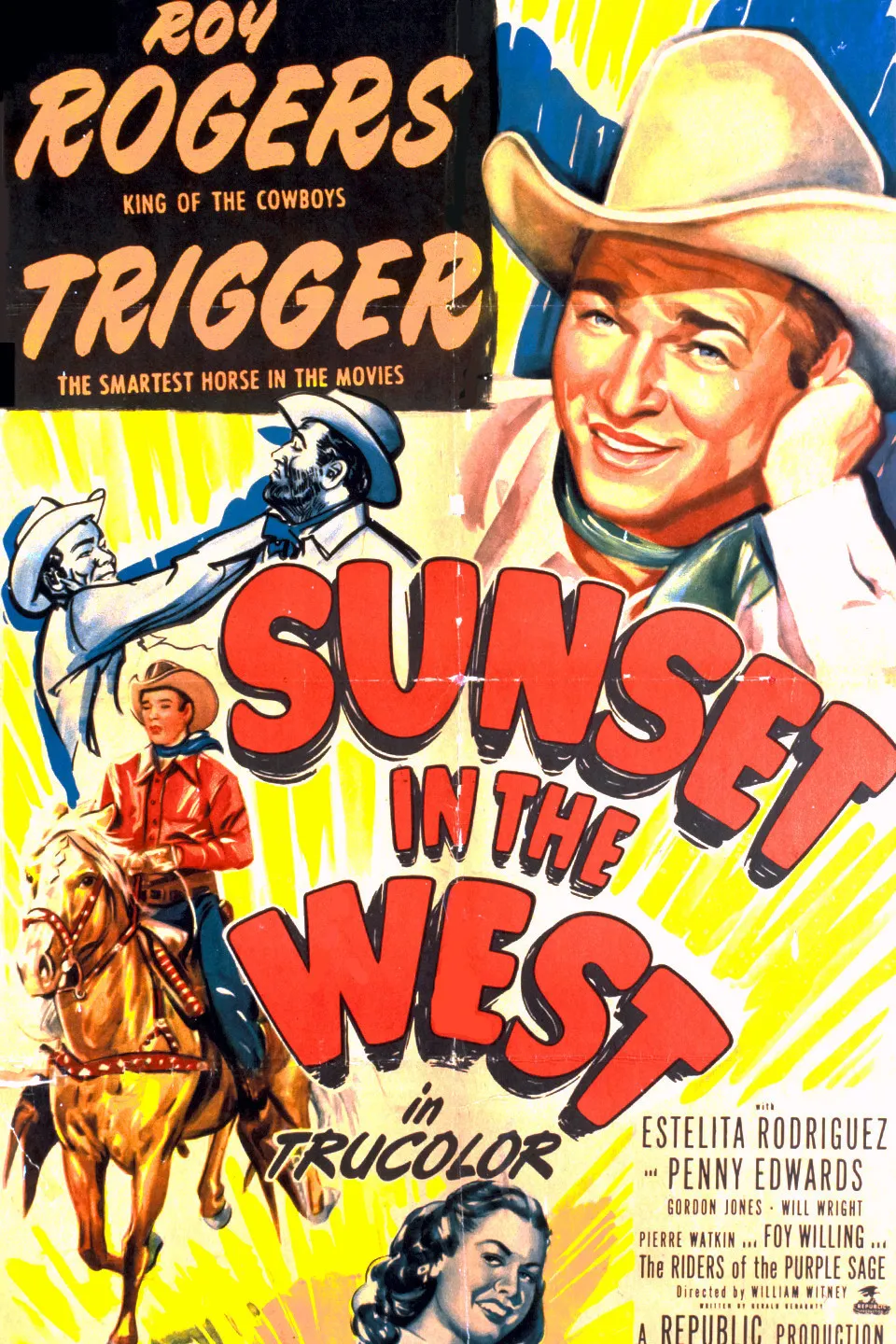 Sunset in the West poster