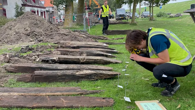 Amateur archeologen te werk