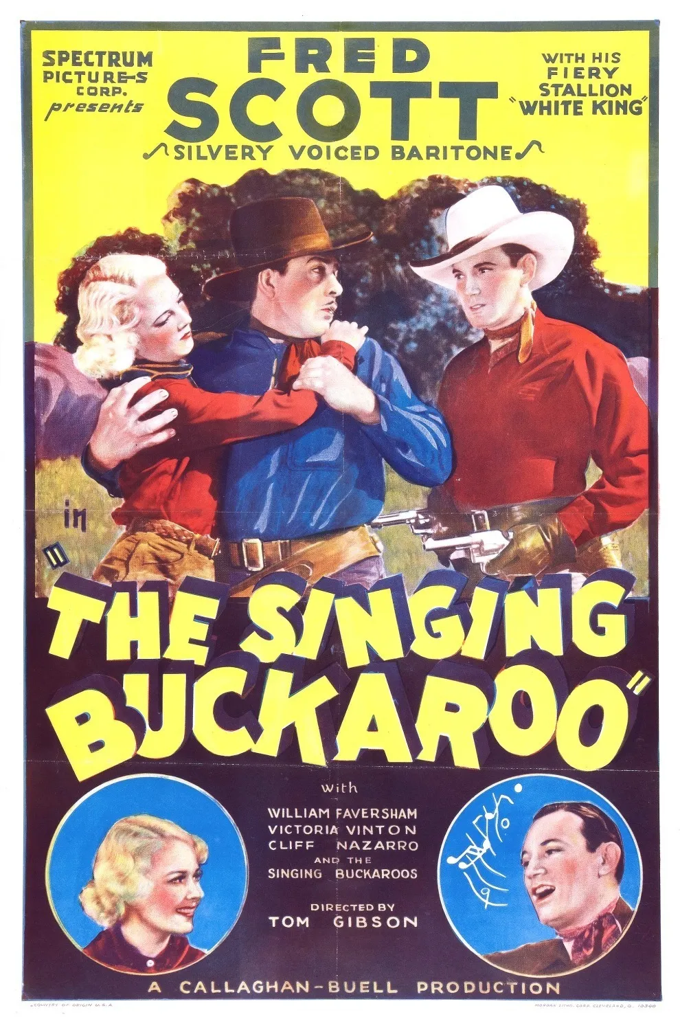 The Singing Buckaroo poster