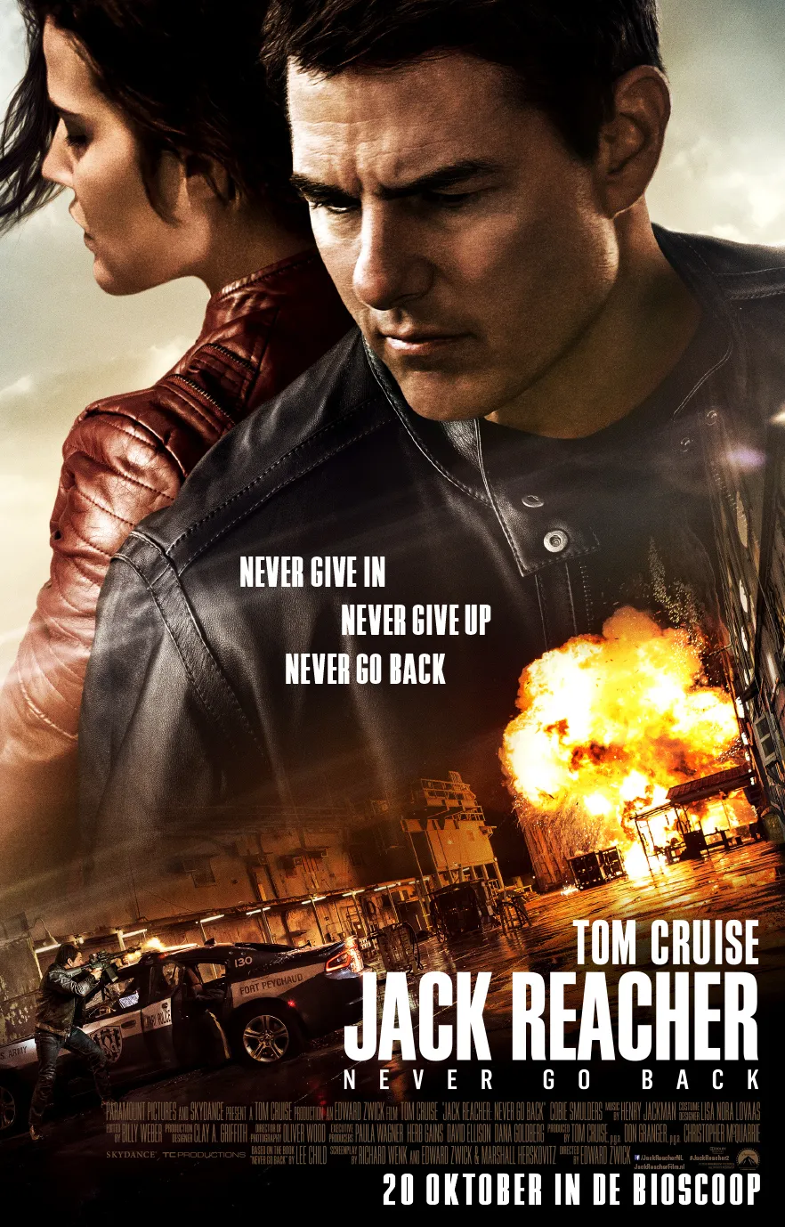 Jack Reacher: Never Go Back poster
