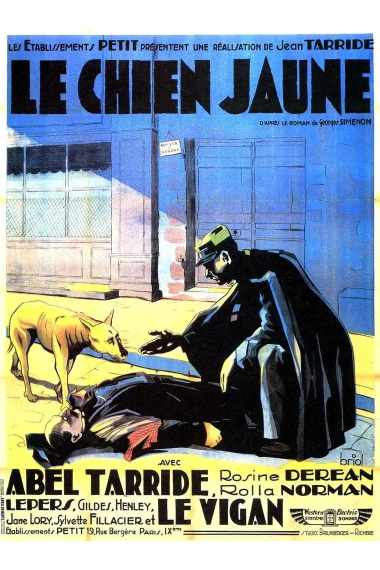 Le chien jaune poster