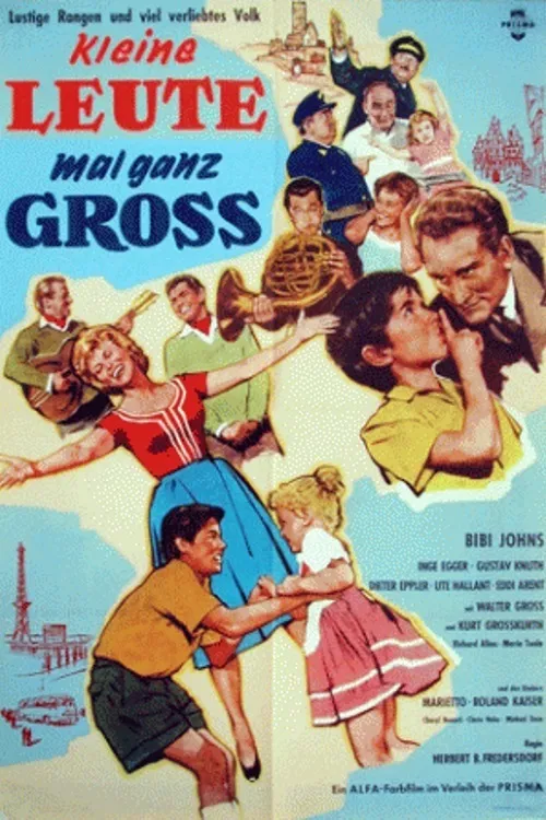 Kleine Leute mal ganz groß poster