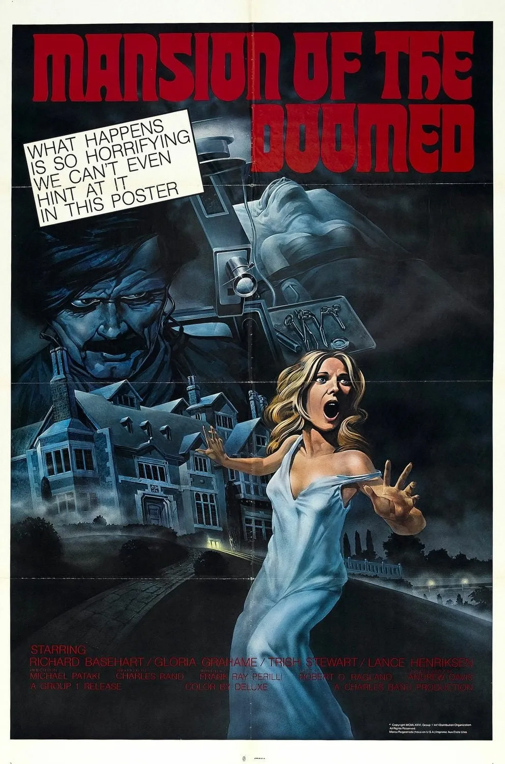 Mansion of the Doomed poster