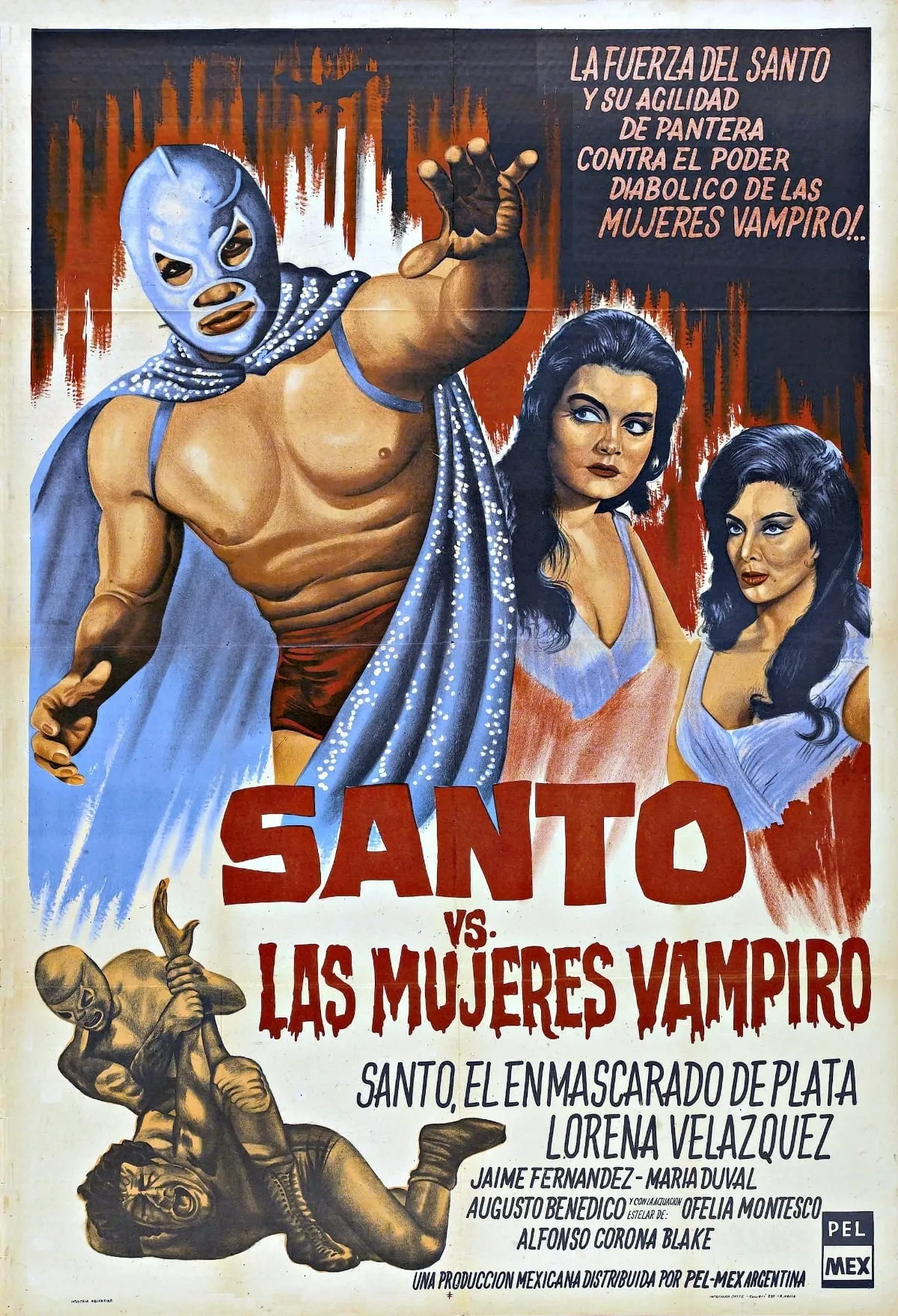 Santo contra las mujeres vampiros poster