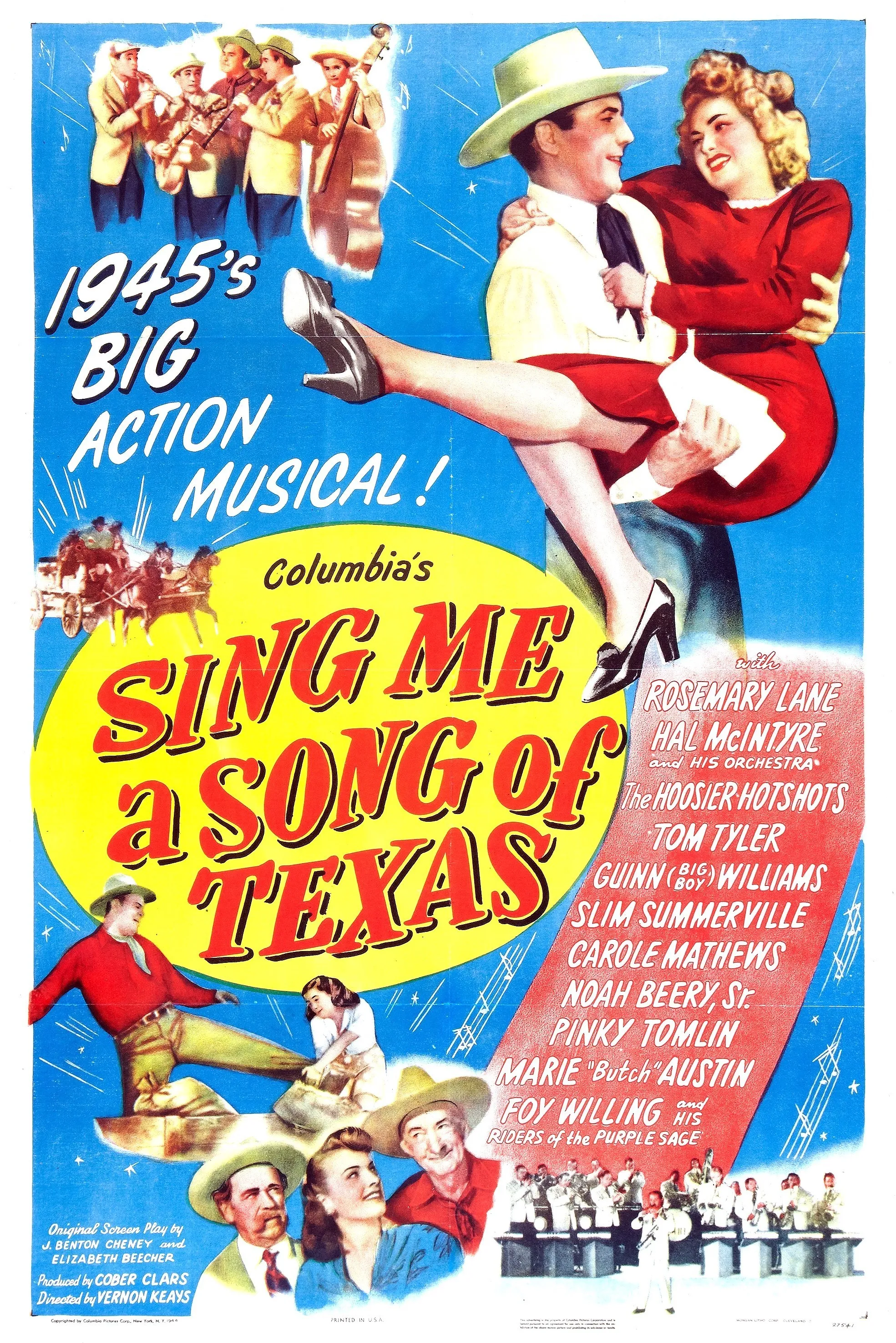 Sing Me a Song of Texas poster