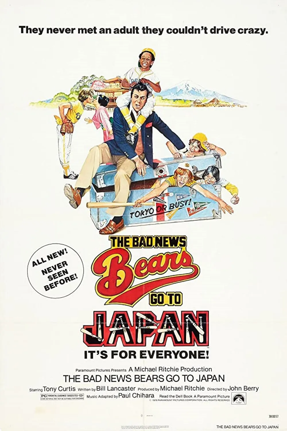 The Bad News Bears Go To Japan poster
