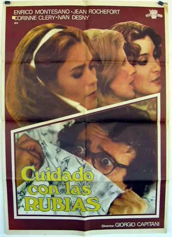 Odio le bionde poster