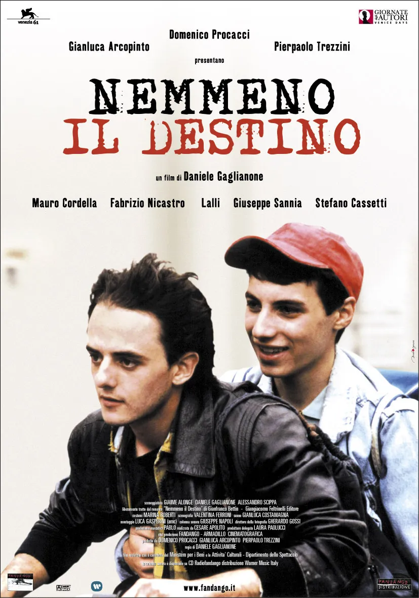 Nemmeno il destino poster