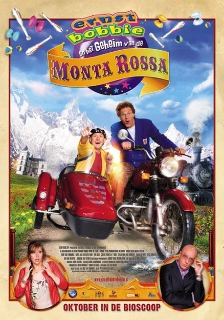 Ernst & Bobbie en 'Het geheim van de Monta Rossa' poster