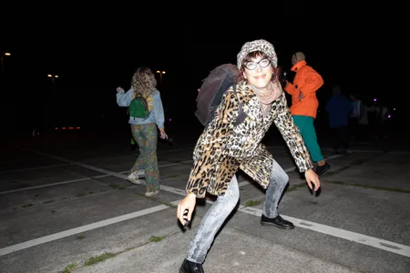 Sfeer tijdens RAEV rehearsal rondom de NDSM tijdens ADE 2021