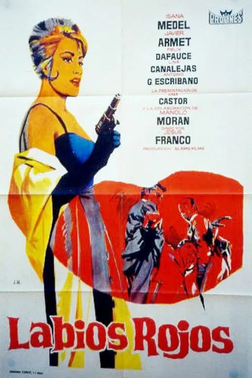 Labios rojos poster