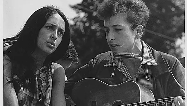 Bob Dylan en Joan Baez