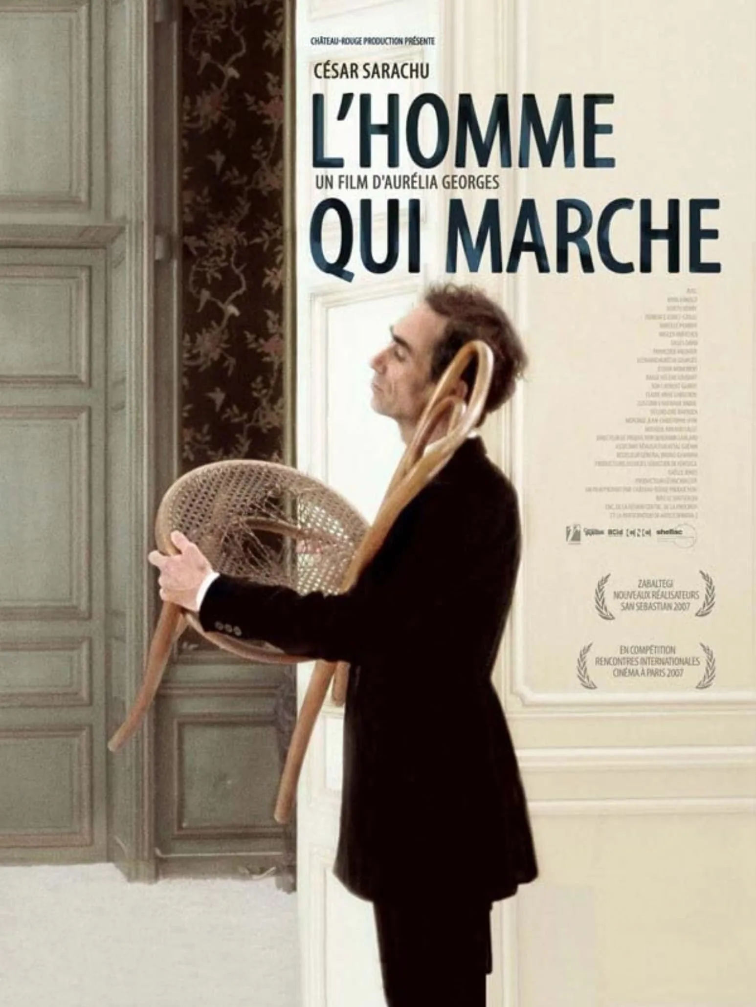 L'homme qui marche poster