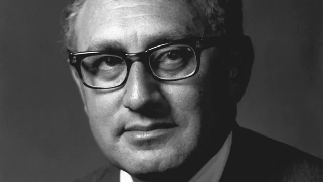 Portret van Henry Kissinger