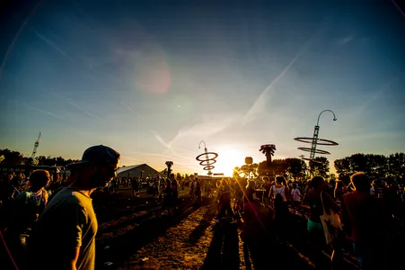 Sunset over Lowlands 2018