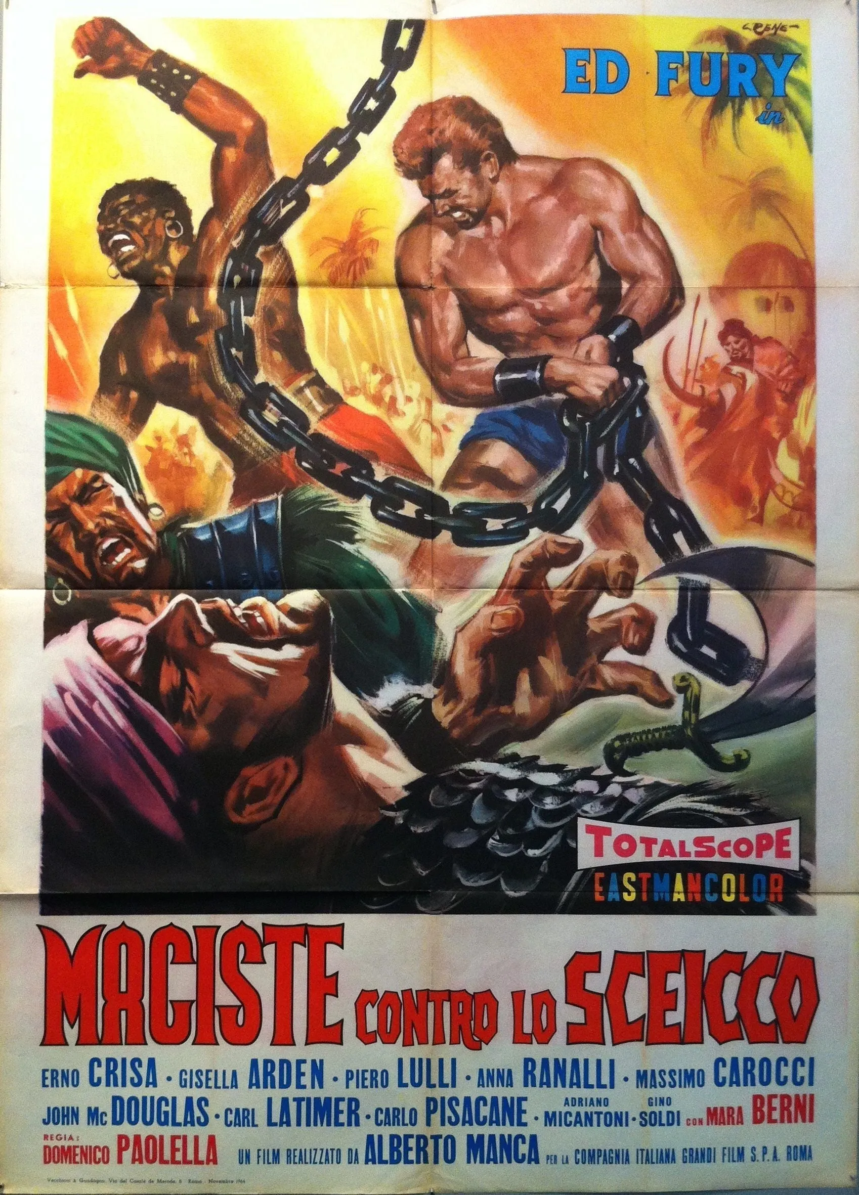 Maciste contro lo sceicco poster