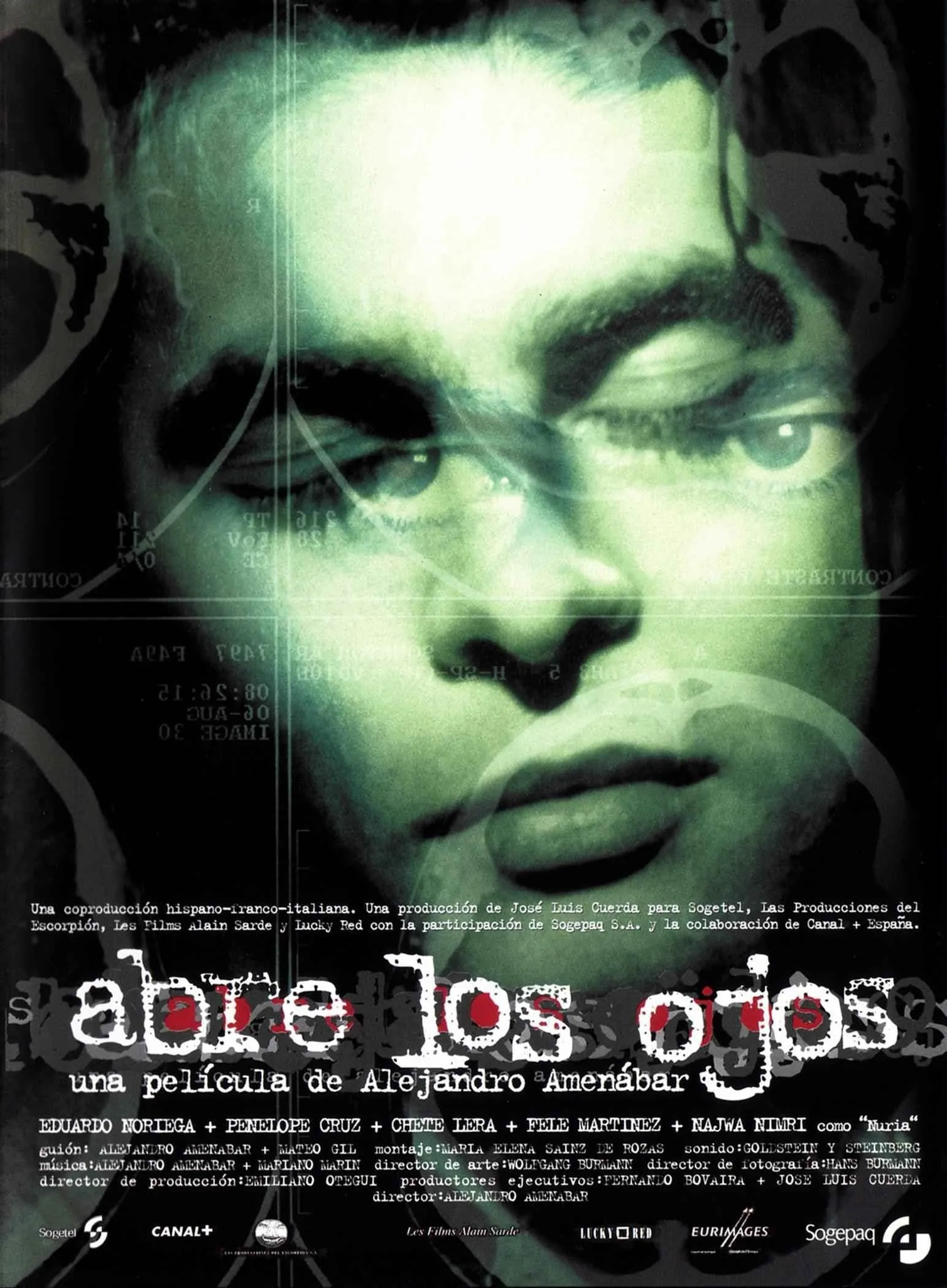 Abre los ojos poster