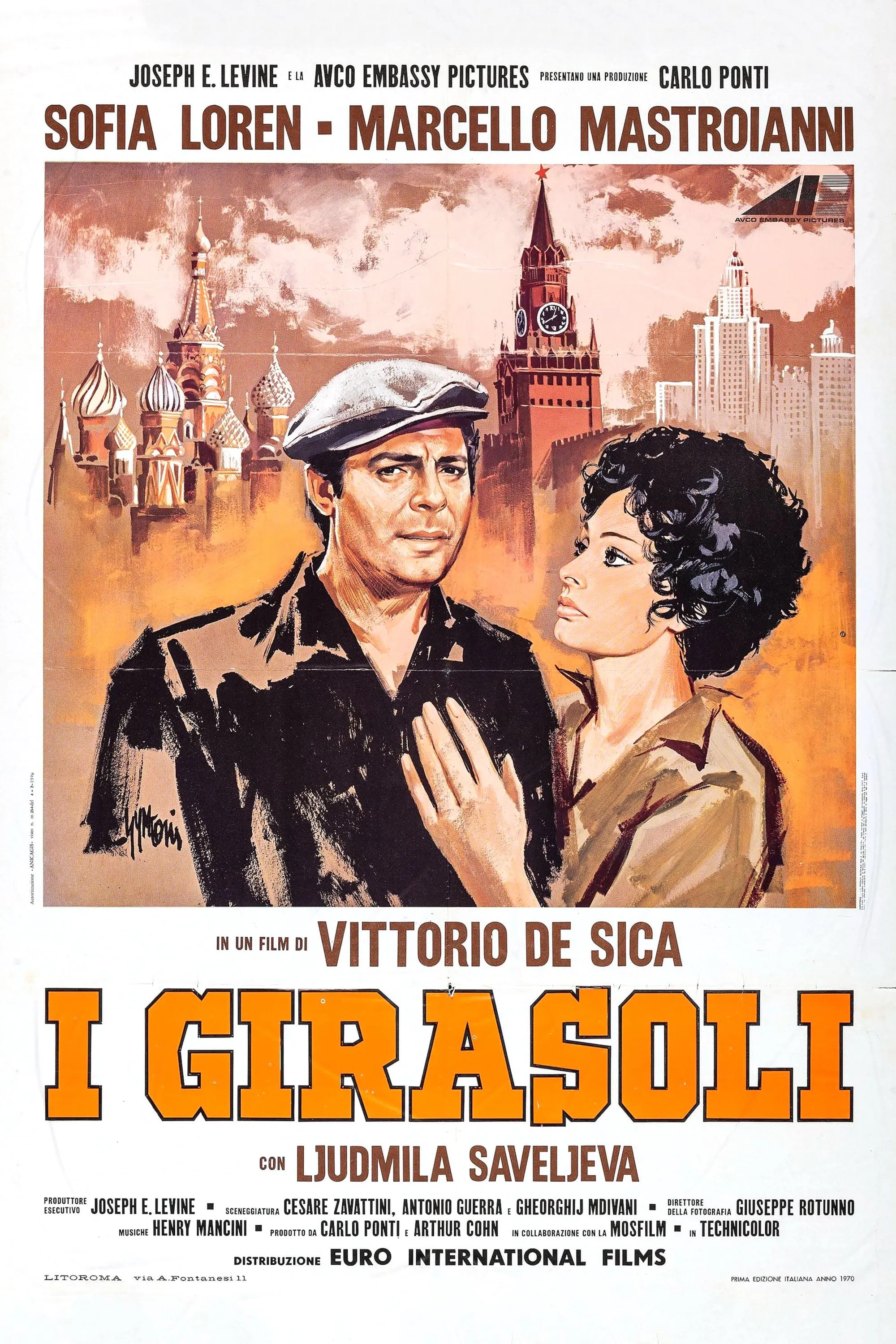 I girasoli poster