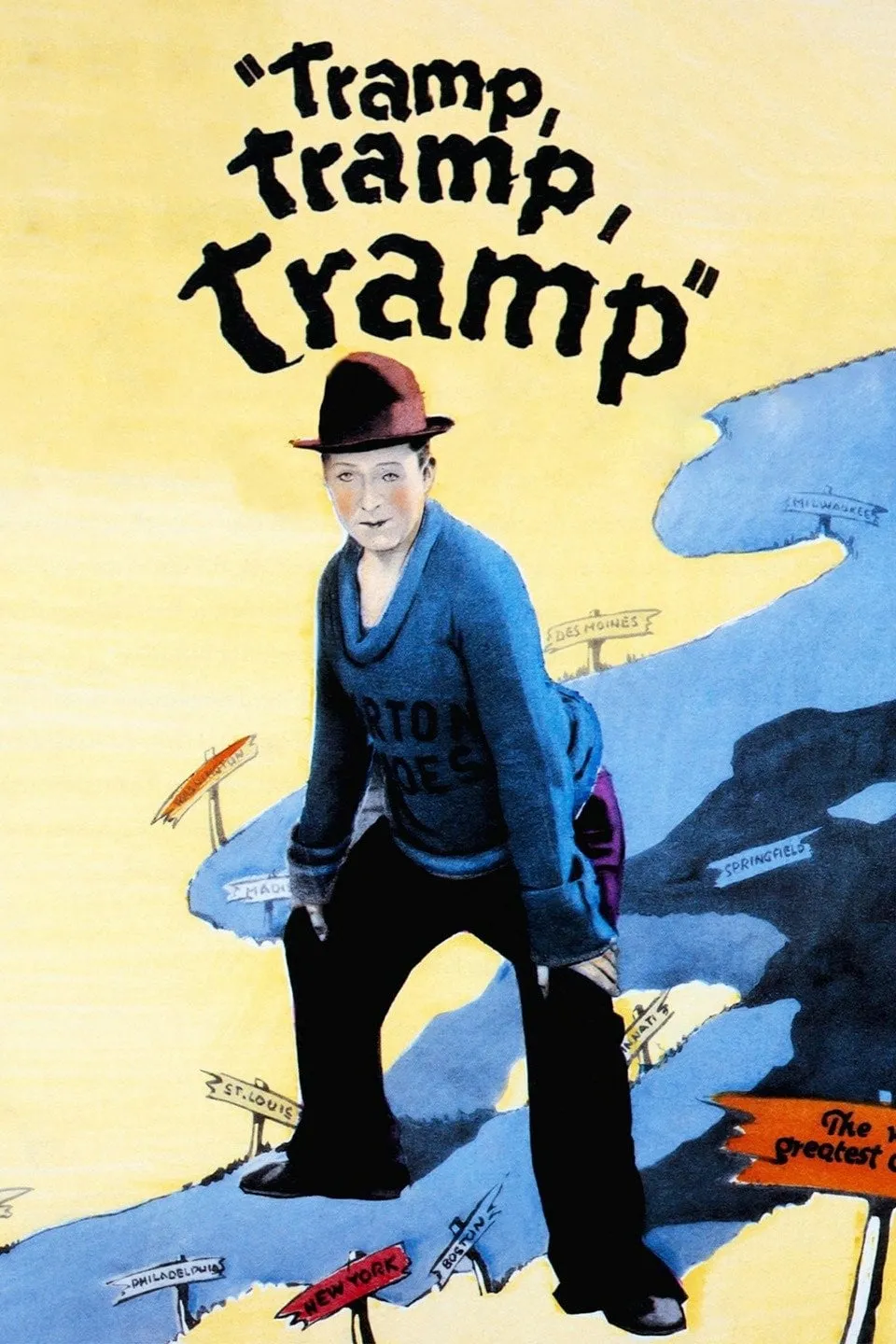 Tramp Tramp, Tramp poster