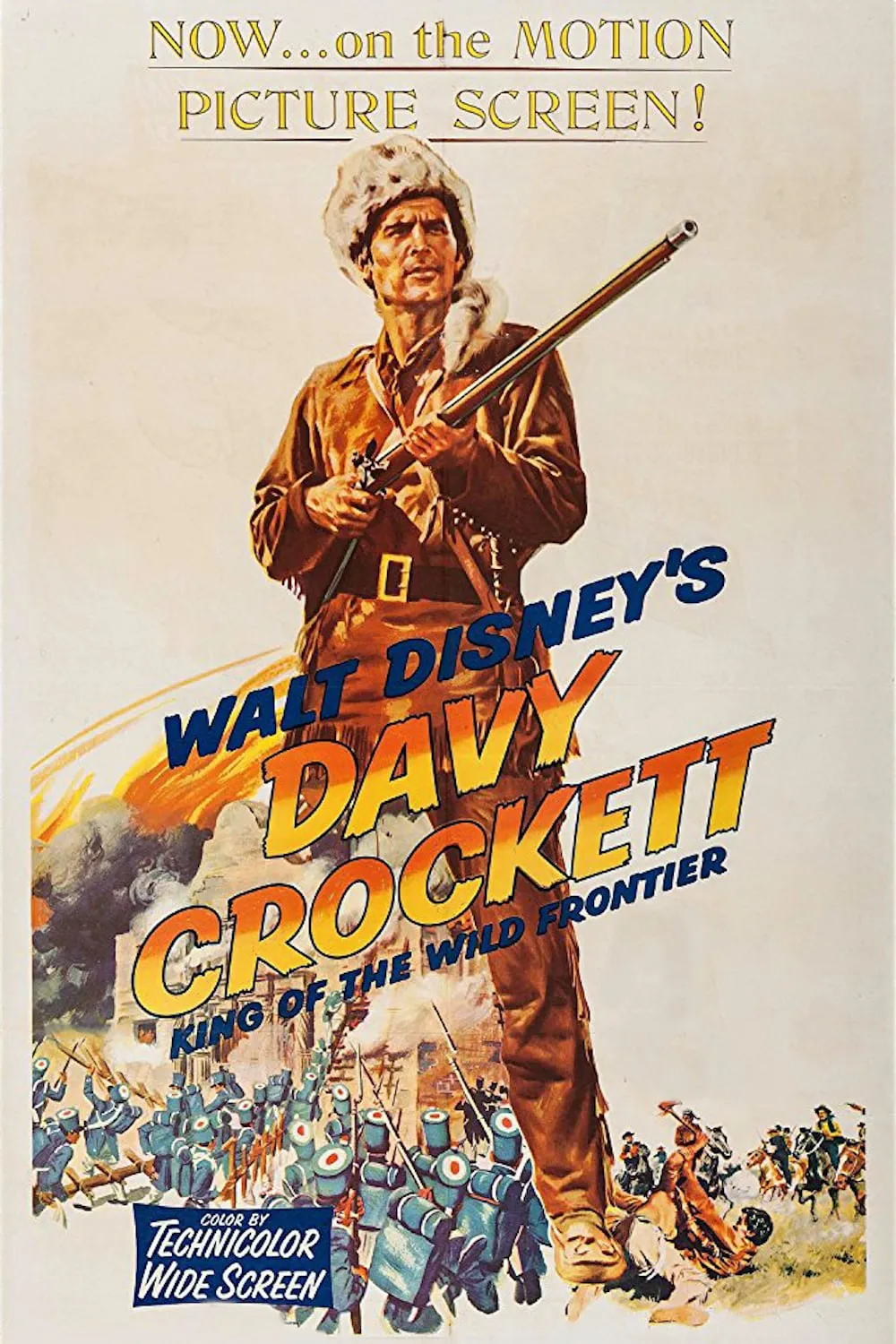 King Of The Wild Frontie Davy Crockett poster