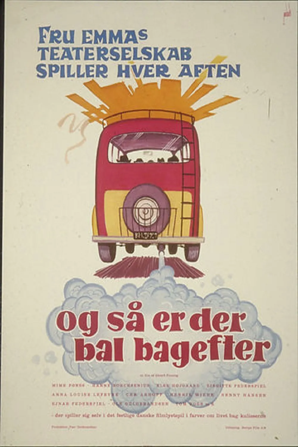 Og sȧ er der bal bagefter poster