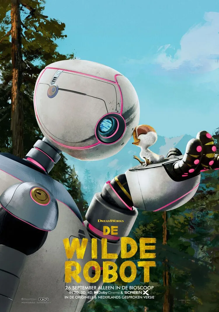 The Wild Robot poster
